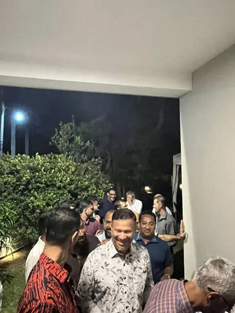 Family members gathered after the 2026 Annual General Meeting.
