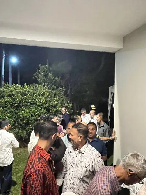 Family members gathered after the 2026 Annual General Meeting.