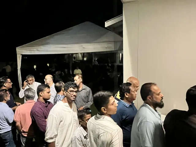 Family members gathered after the 2026 Annual General Meeting.