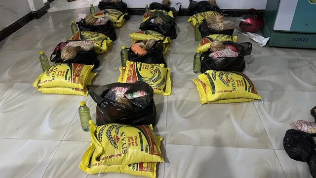 Essential food packs prepared for Ramadan distribution in Mutur.