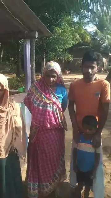 Community members at the Musali clean water project.