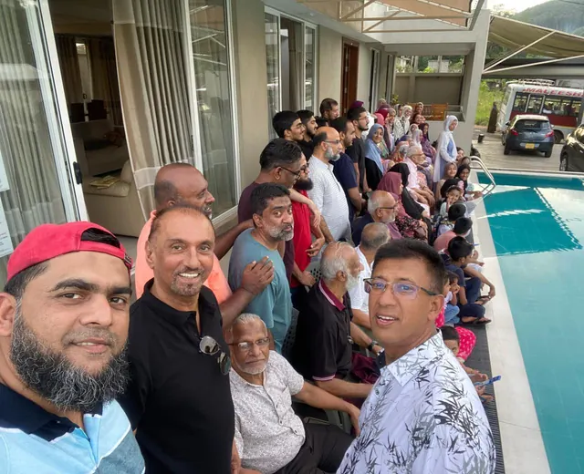 Family members together during the 2024 trip to Padukka.