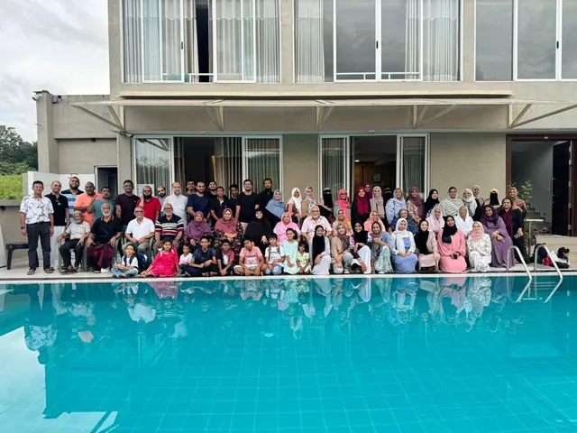 Family members together during the 2024 trip to Padukka.