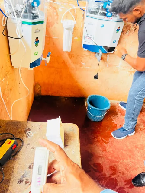 A closer look at the water filtration equipment.